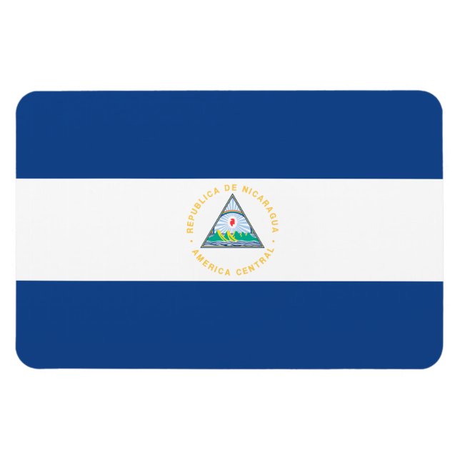 Nicaragua Flag Magnet (Horizontal)