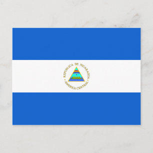 Nicaragua Flag Postcard