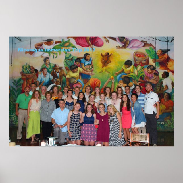 Nicaragua Immersion Trip 2017 Poster (Front)