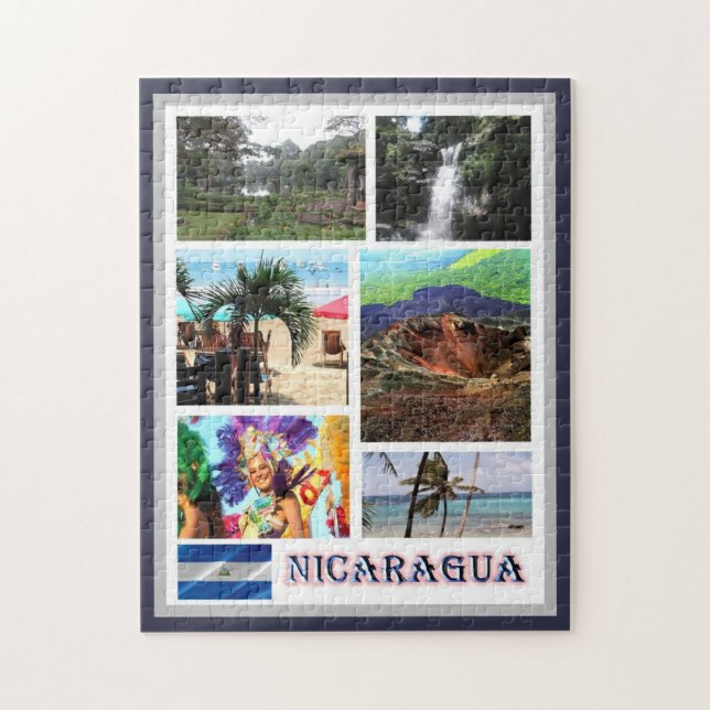Nicaragua - Mosaic - Jigsaw Puzzle (Vertical)