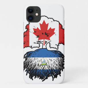 Nicaragua Nicaraguan Canadian Canada Tree Roots iPhone 11 Case