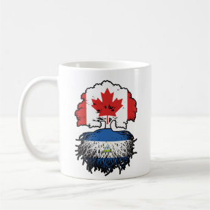 Nicaragua Nicaraguan Canadian Canada Tree Roots Coffee Mug
