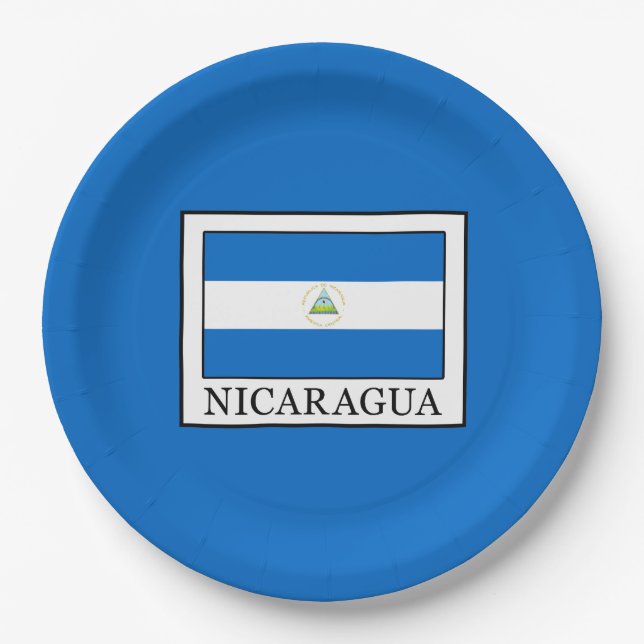 Nicaragua Paper Plate (Front)