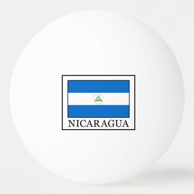 Nicaragua Ping Pong Ball (Front)