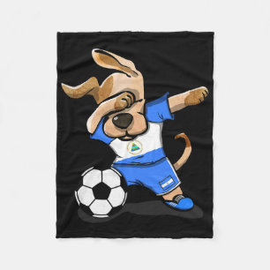 Nicaragua Soccer Nicaragua Men Women Kids Fleece Blanket