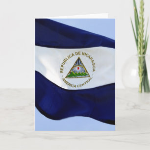 nicaraguan flag card