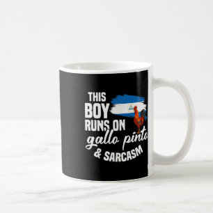 Nicaraguan Food Nicaraguano Snack Boy Runs Gallo P Coffee Mug