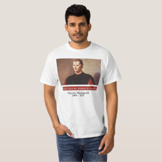 Niccolo Machiavelli T-shirt