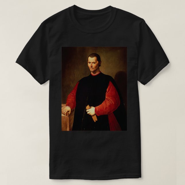 Niccolo Machiavelli T-Shirt (Design Front)