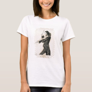 Niccolo Paganini (1782-1840) Playing the Violin, 1 T-Shirt