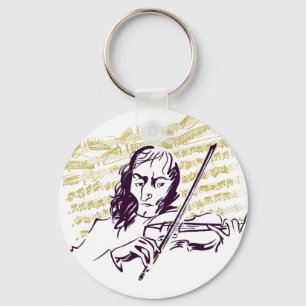 Niccolo_Paganini Key Ring