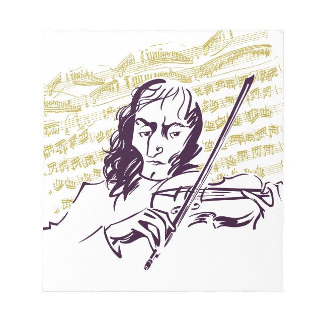 Niccolo_Paganini Notepad (Front)