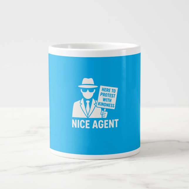 Nice Agent – Kindness Protest Mug (Front)