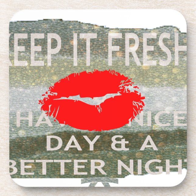 Nice and perfect save the date coaster (Front)