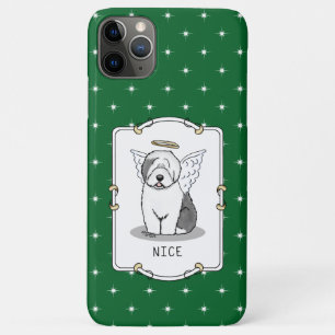 Nice Angel Old English Sheepdog (Grey 1) - Cute iPhone 11 Pro Max Case