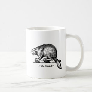 NICE BEAVER -.png Coffee Mug