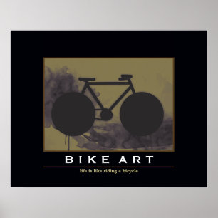 nice bicycle . biking . bike-themed poster