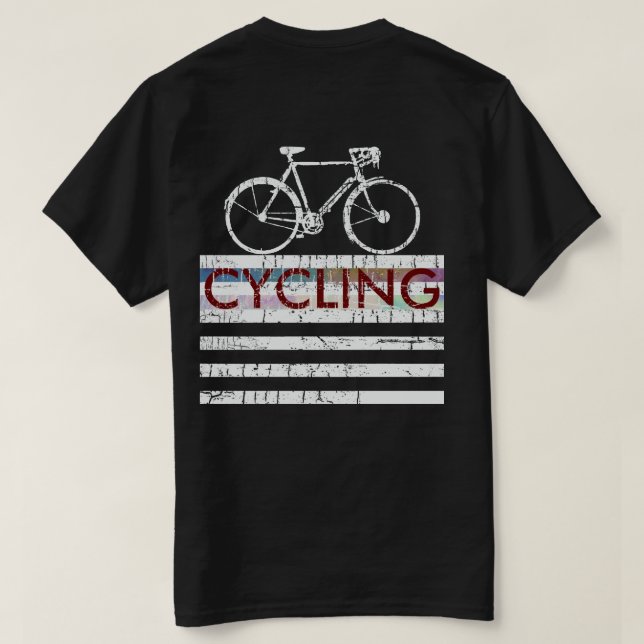 nice bicycle . biking . bike-themed T-Shirt (Design Back)