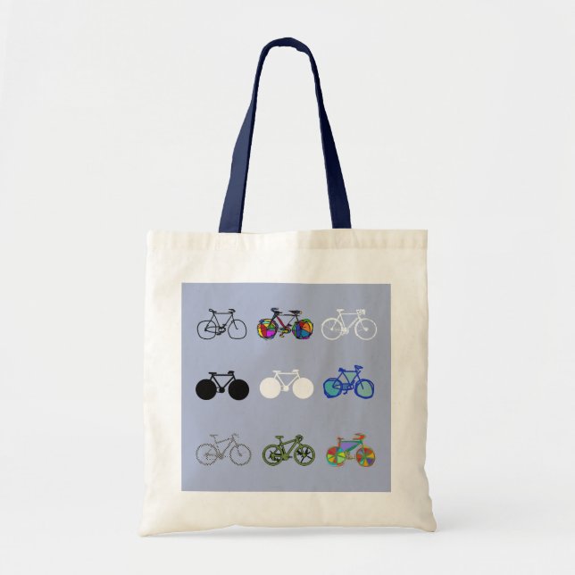 nice bicycle . biking . bike-themed tote bag (Front)