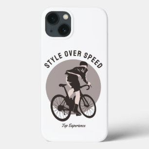 Nice Bicycle Design - Style Over Speed iPhone 13 Case
