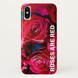 Nice Bunch Of Red Roses iPhone X Case