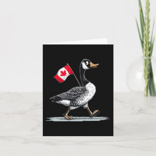 Nice Canada Animal Look With Cool Goose  Card