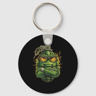 Nice Cartoon Grenade Bomb Costume  Key Ring