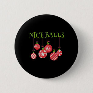 Nice Christmas  6 Cm Round Badge