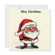 Nice Christmas Card – ‘Cheeky Santa’ wit