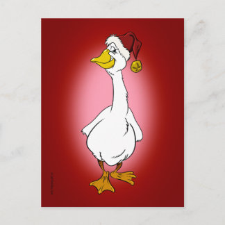 Nice Christmas Goose Holiday Postcard