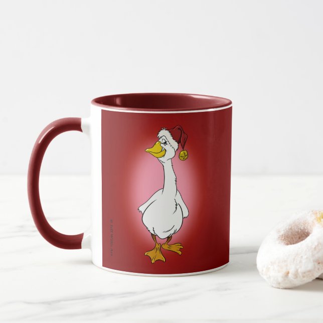 Nice Christmas Goose Mug (With Donut)