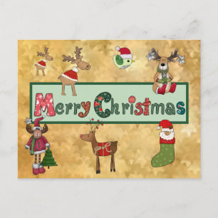 Nice Christmas Holiday Postcard