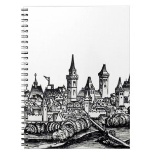 Nice city at France on the Mediterranean Sea Notebook