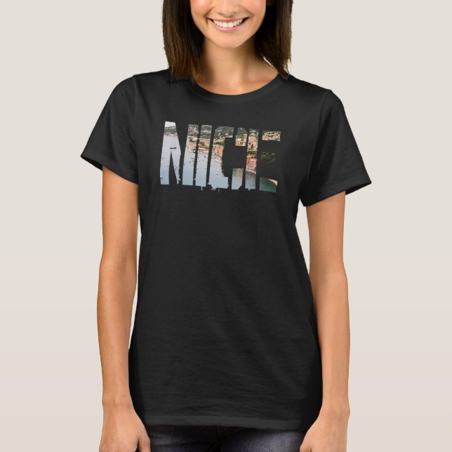 Nice City France souvenir gift for men women_2 T-Shirt (Front)