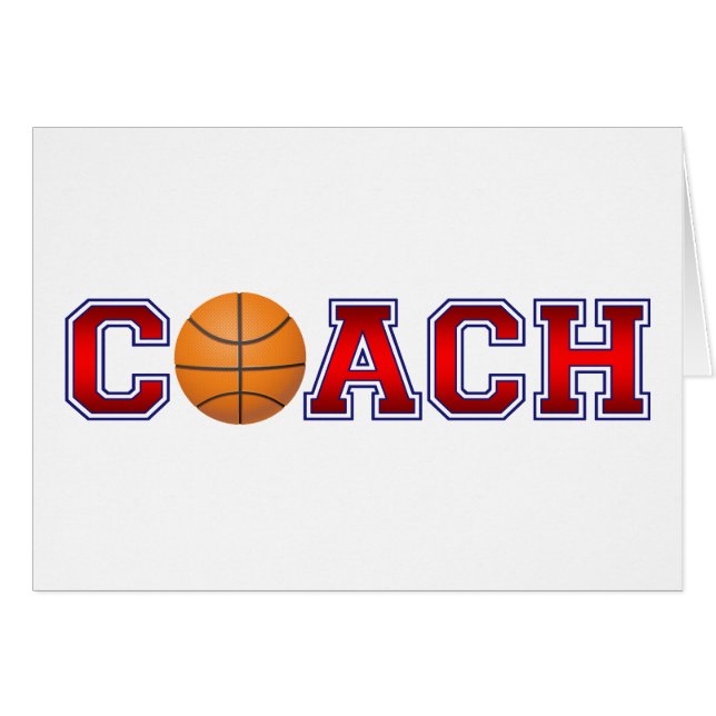 Nice Coach Basketball Insignia (Front Horizontal)