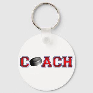 Nice Coach Hockey Insignia Key Ring
