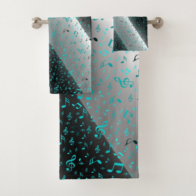nice coloured pattern good gift for her bad at chr bath towel set (Insitu)