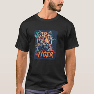 Nice colourful and vibrant Tiger Cat Costume T-Shirt