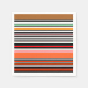 Nice colourful stripes napkin