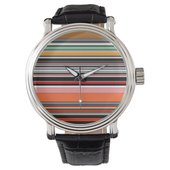 Nice colourful stripes watch (Front)