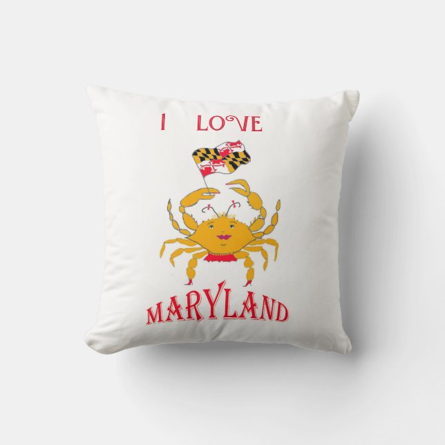 Nice crab in Maryland    Cushion (Front)
