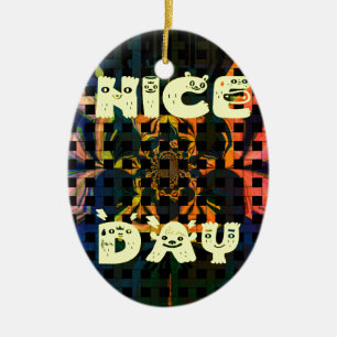 Nice Day Ceramic Tree Decoration