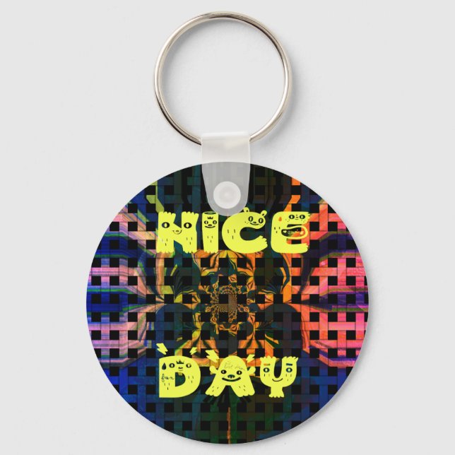 Nice Day Key Ring (Front)