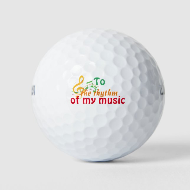 Nice Day Music Golf Balls (Front)