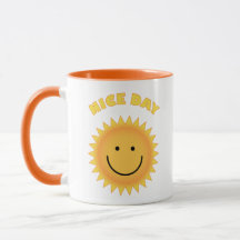 Nice Day - Smiling Sun Mug.