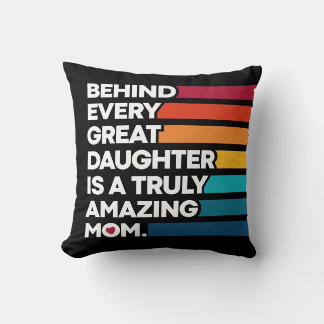Nice Design Expression text for Mothers day Cushion (Front)