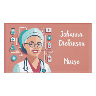 nice design for nurses name tag