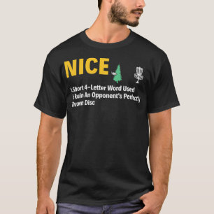 Nice Disc Golf Funny Definition Disc Golfer  T-Shirt