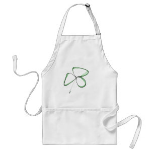 nice drawing small clover standard apron