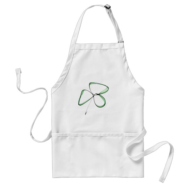 nice drawing small clover standard apron (Front)